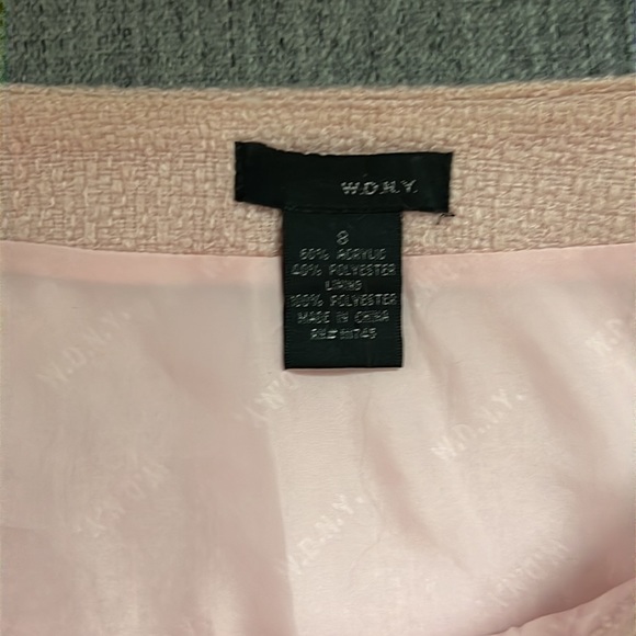 Pink Tweed Skirt with flowy detailing - Picture 3 of 4